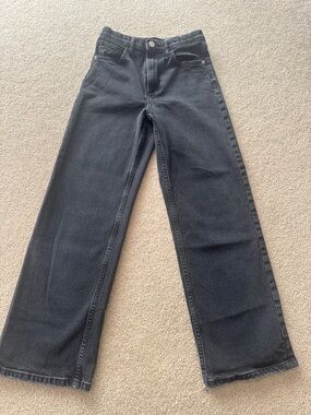 H&M Black Wide-Leg Jeans
